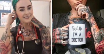 Doctora con tatuajes derriba estereotipo entre médicos y la sociedad conservadora