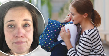 Mamá explica por qué las mujeres lloran después de dejar a sus hijos en la escuela