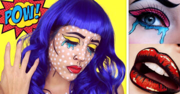 18 Formas de lograr el maquillaje pop art perfecto este Halloween