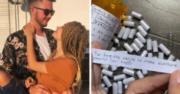 Hace ‘píldoras de amor’ para ayudar a su novia a combatir la ansiedad