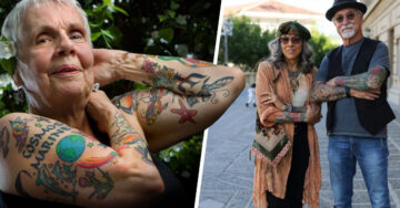 15 Abuelitos muestran cómo lucirás con tatuajes cuando envejezcas