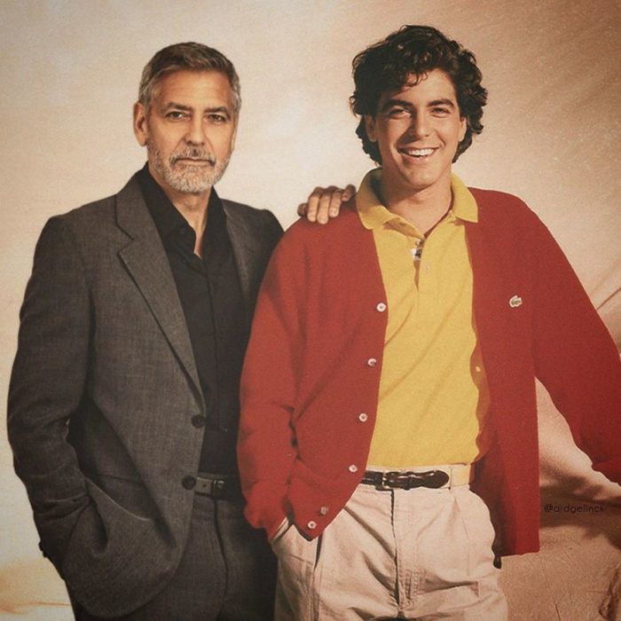 George Clooney de joven y adulto por Ard Gelinck
