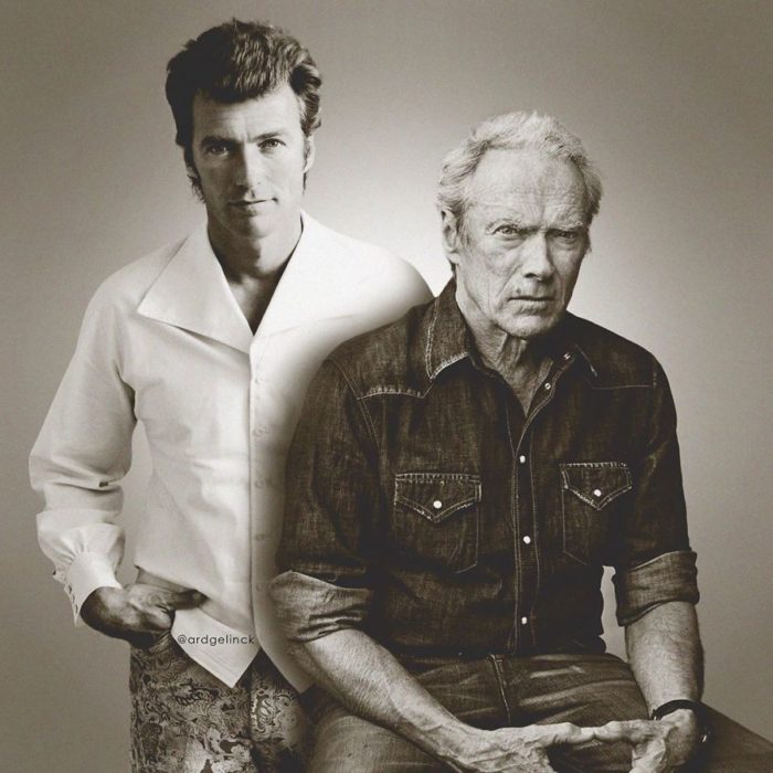 Clint Eastwood de joven y adulto por Ard Gelinck