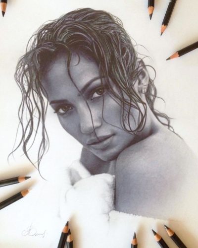 Artista Crea Dibujos Hiperrealistas De Celebridades