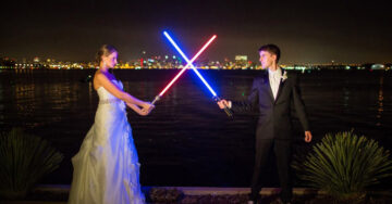 Fans de Star Wars tuvieron la boda más grandiosa de la galaxia