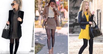 15 Outfits con medias para mostrar tus piernas en invierno