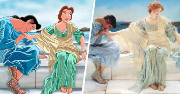 Recrea increíbles pinturas antiguas con personajes Disney