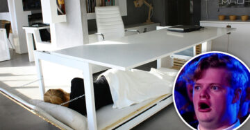 Mujer diseña escritorio-cama para ‘echar una pestañita’ en horario laboral