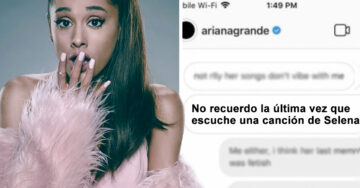 Filtran mensajes de Ariana Grande criticando a otras celebridades