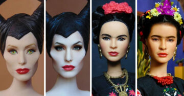 Artista transforma muñecas tipo Barbie en réplicas de famosas