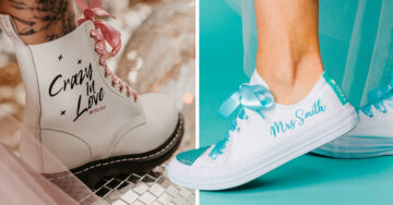 Converse lanza colección de tenis para bodas; son el sueño de toda novia