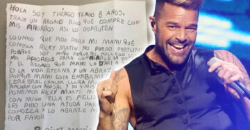 Niño gasta sus ahorros para que su mamá conozca a Ricky Martin