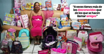 Nadie fue a su ‘baby shower’, pero cientos de desconocidos la llenaron de regalos