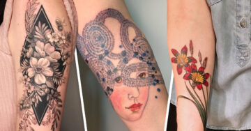 20 Tatuajes con flores para hacer de tu piel un jardín viviente