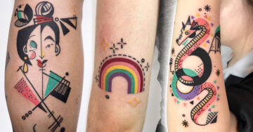 15 Tatuajes para hacer de tu piel una pintura minimalista