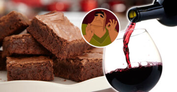 Brownies chocolatosos con vino tinto para consentirte en pocos minutos