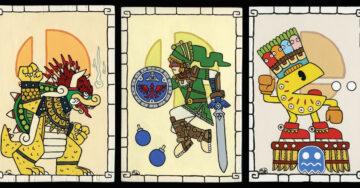 17 Personajes de Nintendo luciendo como dioses mayas