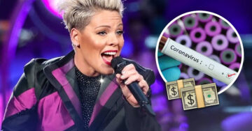 Pink da positivo a Covid-19 y dona 1 millón de dólares a hospitales