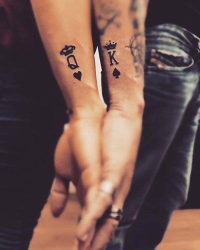 Ideas pequeñas y discretas para tatuarse en pareja BlogGolis