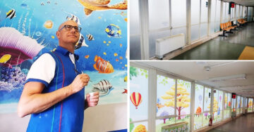 Artista transforma las paredes de los hospitales para que los niños no tengan miedo