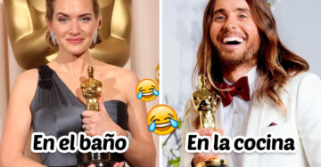 15 Inusuales sitios donde los famosos guardan sus premios Óscar