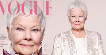 A sus 85 años años, la actriz Judi Dench posa para Vogue y se ve maravillosa