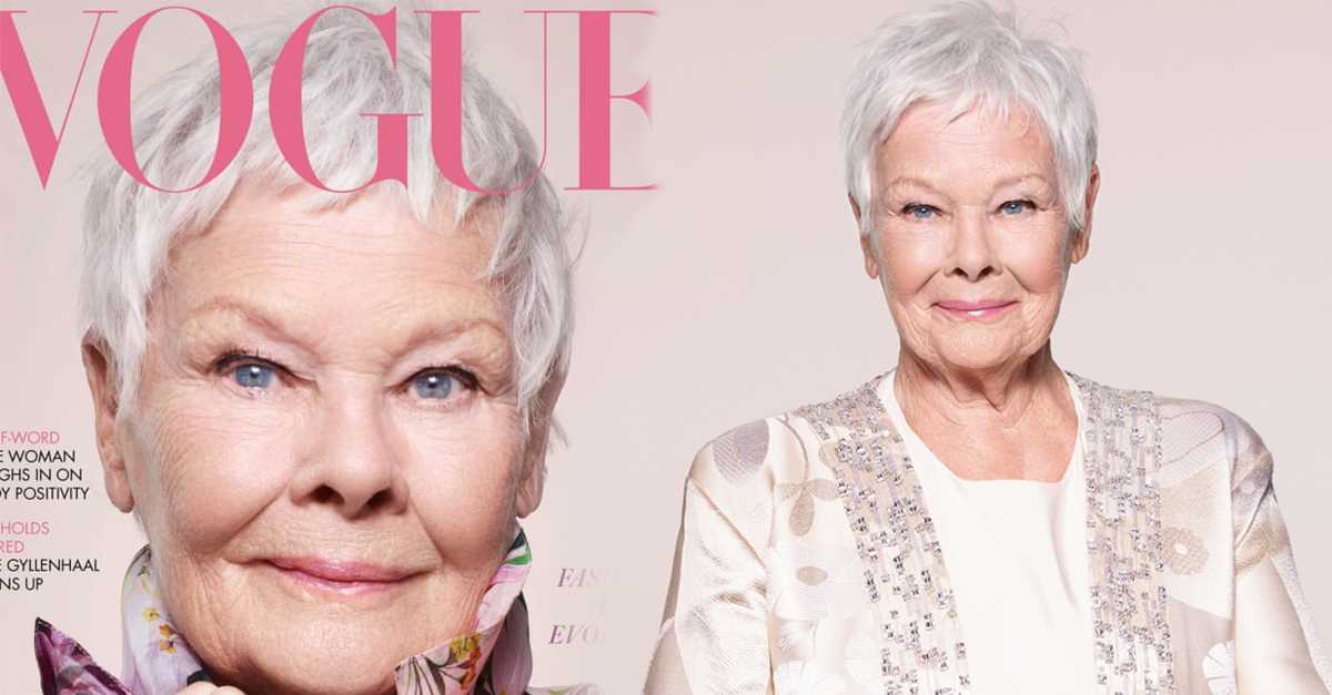 Judi Dench Es La Actriz Más Longeva En Posar Para Vogue