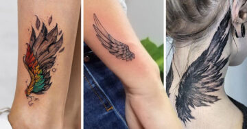 15 Poderosos tatuajes de alas para mujeres libres y valientes
