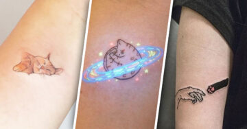 17 Minitatuajes para llevar a tu gatito siempre contigo