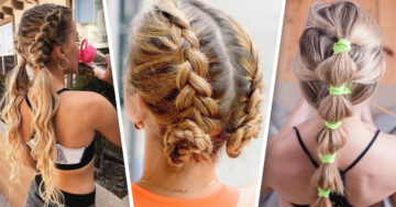 15 Peinados con trenzas ideales para tus rutinas de ejercicio