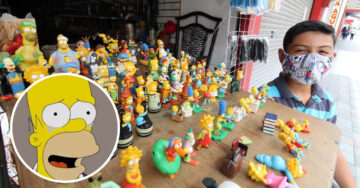 Niño vende su colección de ‘Los Simpson’ para ayudar a su familia