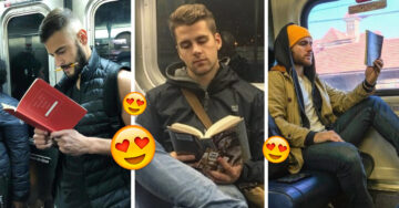 16 Hombres leyendo que seguro te gustaría encontrarte en el metro