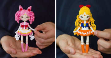 Artista teje las muñecas de ‘Sailor Moon’ más lindas que hayas visto