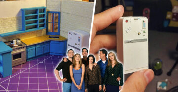 Artista recrea la cocina de ‘Friends’ en miniatura