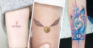 15 Tatuajes inspirados en el mundo mágico de Harry Potter