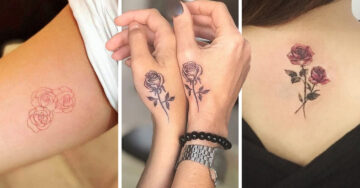 15 Discretos tatuajes de rosas para las chicas románticas