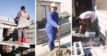 Joven sudafricana construye su propia casa sin ayuda de nadie