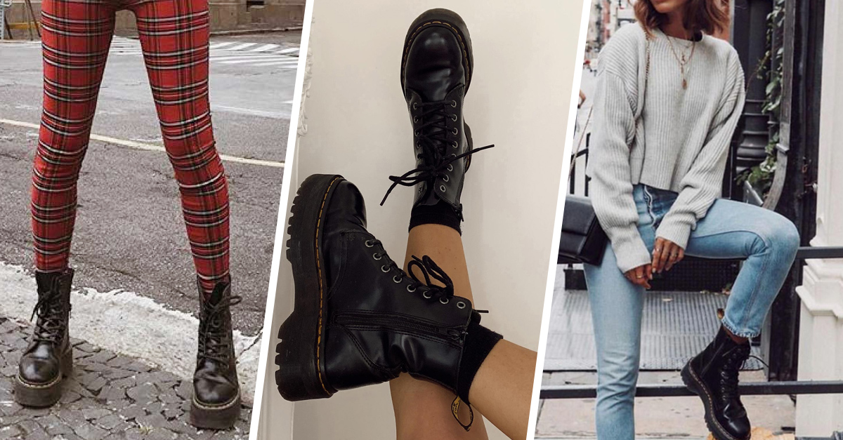 18 Outfits con botas Dr. Martens para presumir en tu día