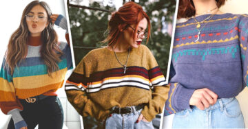 15 Suéteres vintage para un toque especial en tu look