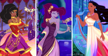 Artista les da un nuevo look a las Princesas Disney y lucen hermosas