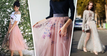 15 Ideas para usar faldas con transparencias y verte elegante