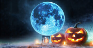 Habrá luna azul este Halloween y no te la puedes perder