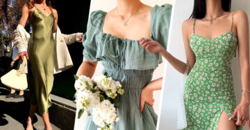 16 Lindos vestidos en color verde que vas a querer