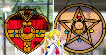 Estos vitrales inspirados en Sailor Moon son perfectos para decorar tu habitación