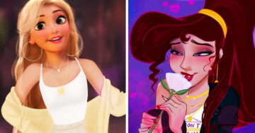 Artista moderniza el look de princesas y villanos de Disney