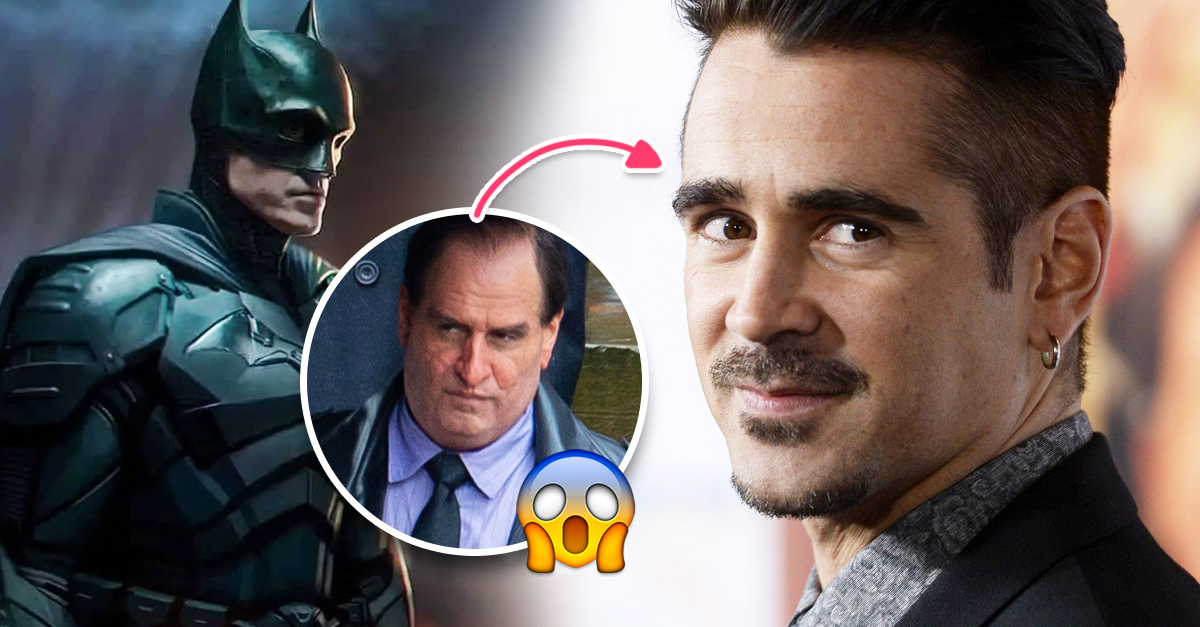 Colin Farrell luce irreconocible en el set de 'The Batman'