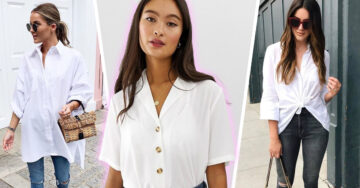 15 Ideas para usar camisas básicas como una diosa de la moda