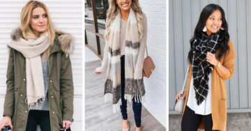 15 Ideas para hacer de tu bufanda la protagonista de tu outfit