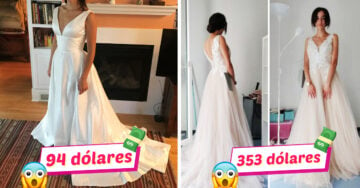 Mujeres muestran sus vestidos de novia de bajo costo, ¡son hermosos!