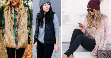 13 Ideas para llevar chaleco durante el otoño-invierno